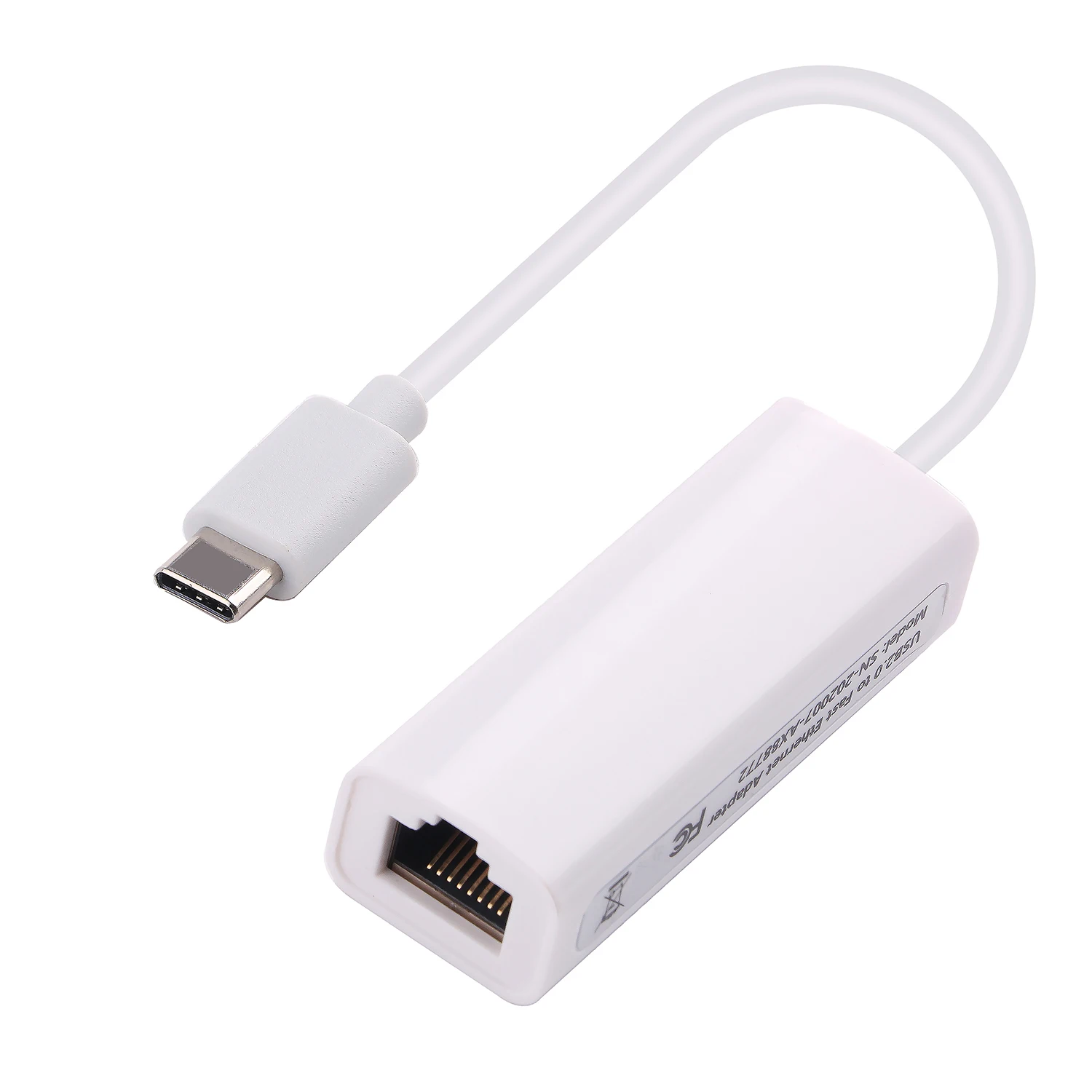 Adaptador USB-C a RJ45 100 Mbps