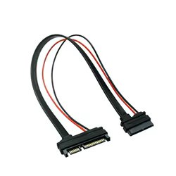 Adaptador SATA macho para Slimline hembra 22-13 pines cable datos
