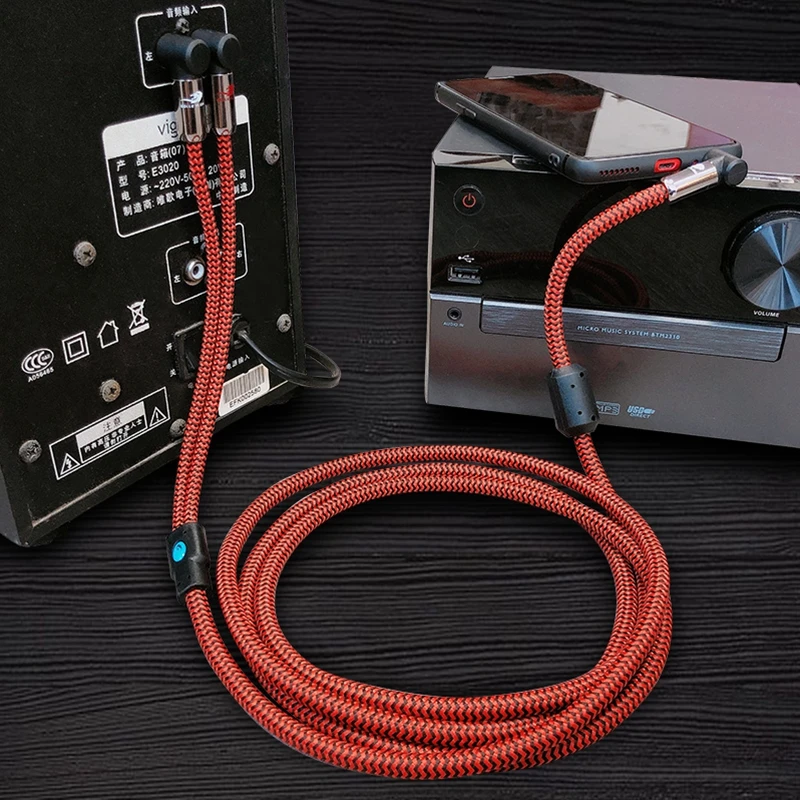 Cable AUX 3,5 mm a RCA - Audio HiFi para PC, auriculares y altavoces - imagen 5