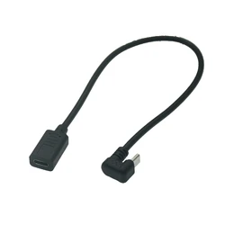 Cable Extensor Micro USB Macho a USB-C Hembra 180°