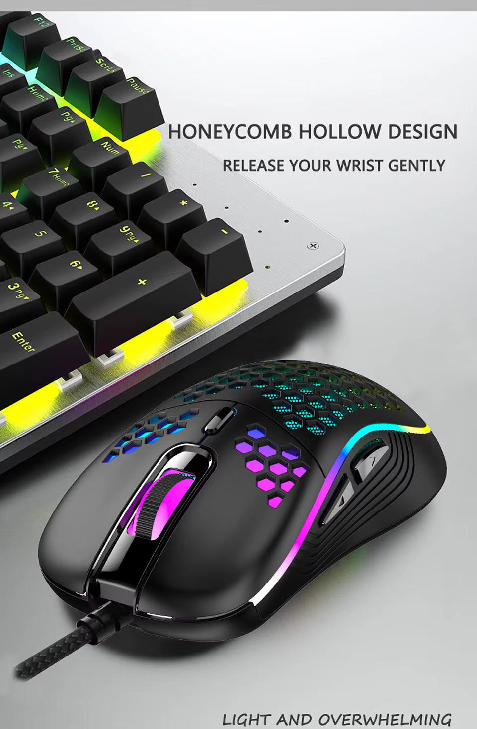 Ratón gaming para escritorio y PC