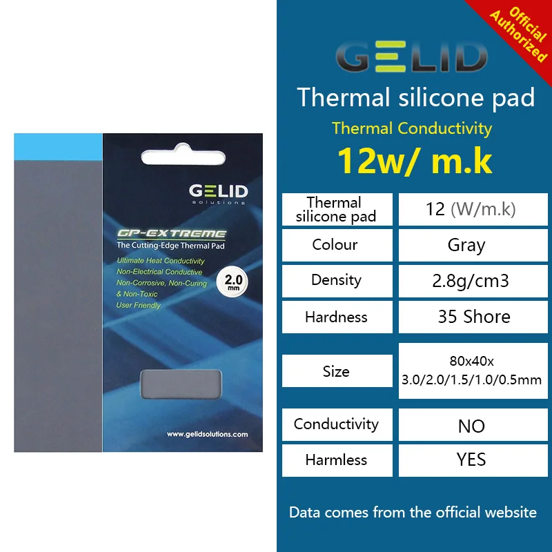 Almohadilla térmica GELID GP-EXTREME CPU/GPU Alta Disipación Gel - imagen 2