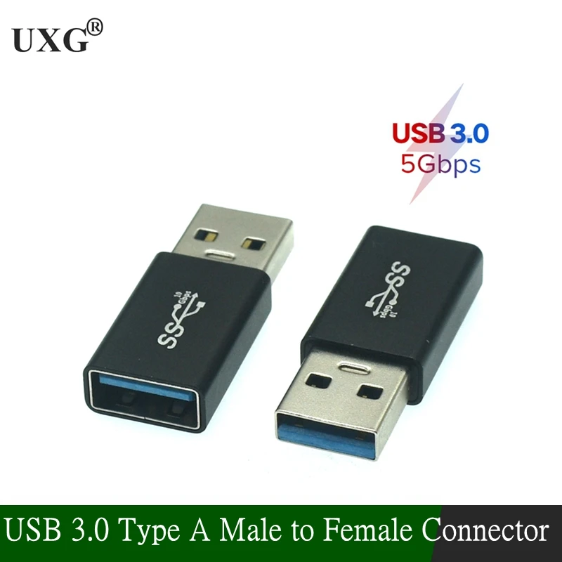 Adaptador USB 3.0 Tipo A Macho-Hembra 5Gbps - imagen 3