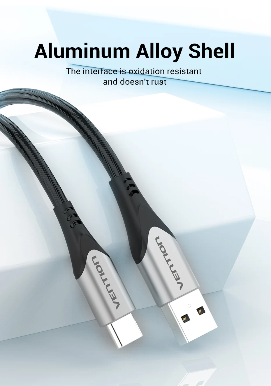 Conector de aleación de aluminio Vention