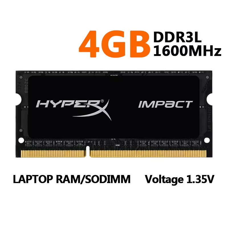 Memoria RAM DDR3L instalada en portátil
