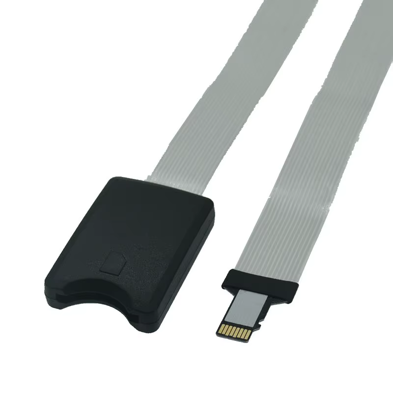 Vista del conector SD macho