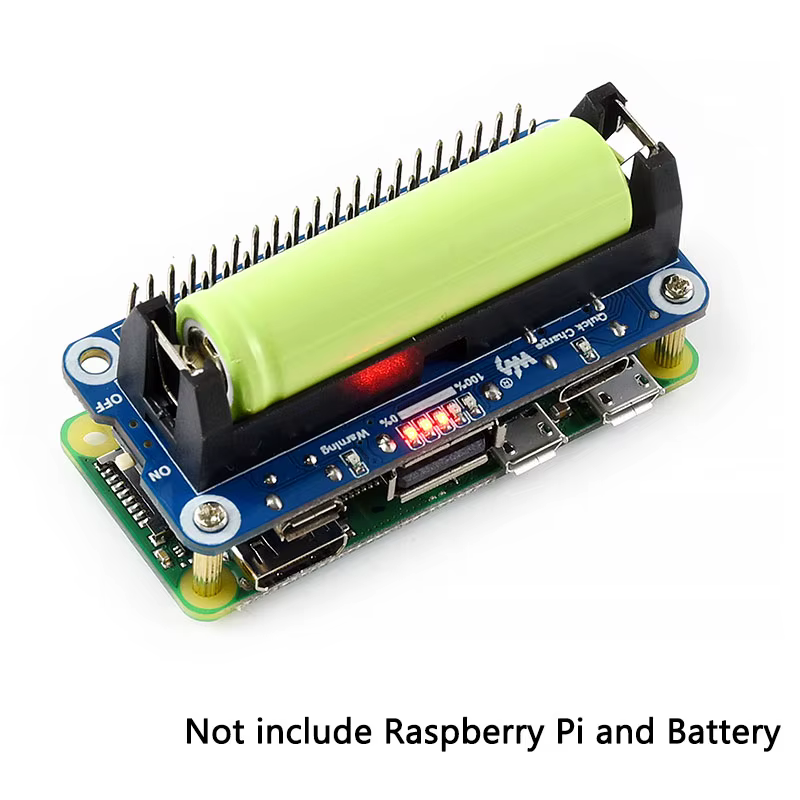 Raspberry Pi 4B Placa de batería de litio SW6106 5 V bidireccional