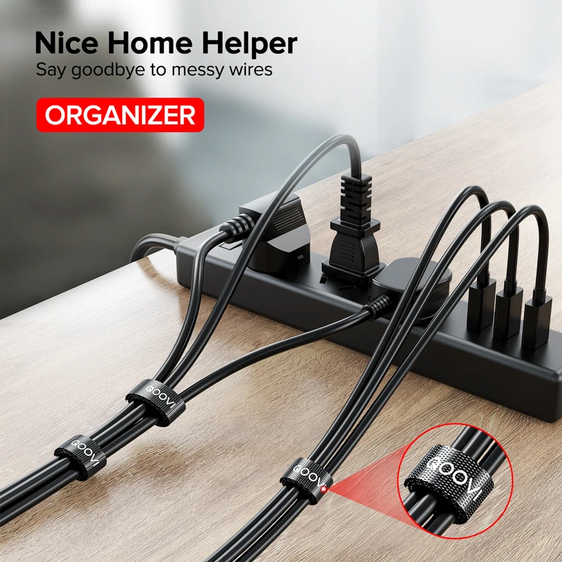 Organizador de Cables USB con Soporte para Auriculares y Protector - imagen 5