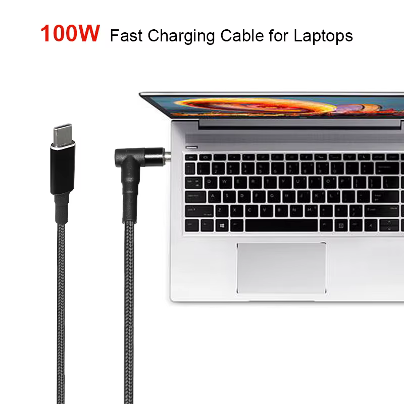 Cable USB-C para portátil - detalle de conectores