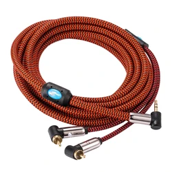 Cable AUX 3,5 mm a RCA - Audio HiFi para PC, auriculares y altavoces
