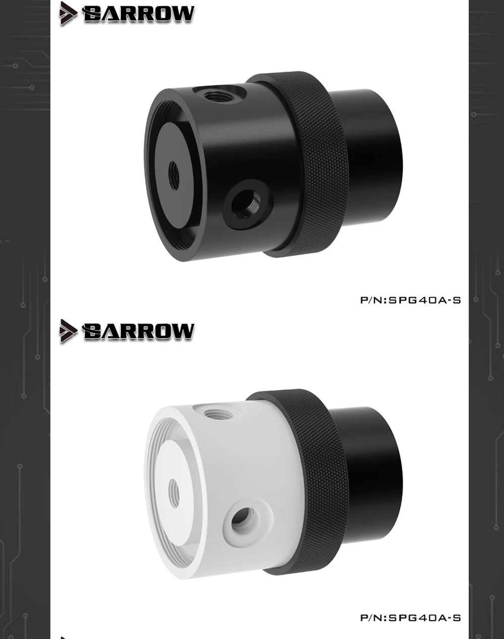 Color personalizado de la instalación