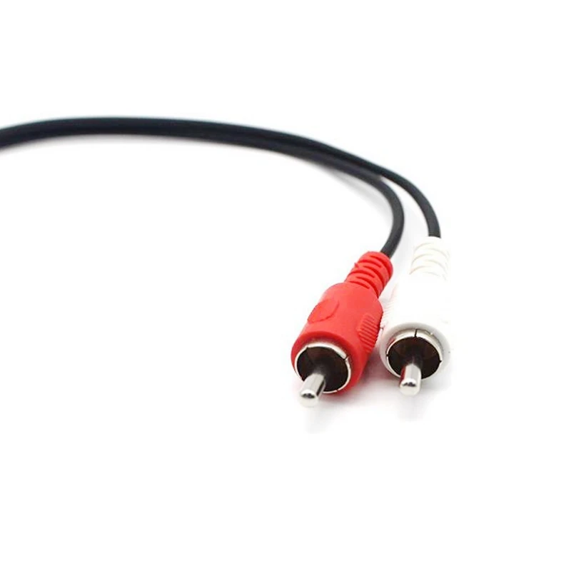 Cable con RCA en sala de pruebas