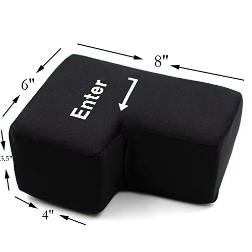 Dimensiones del botón comparadas con tecla estándar
