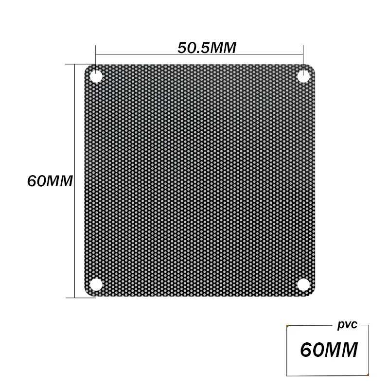 Set de 50 filtros dispuestos en bandeja