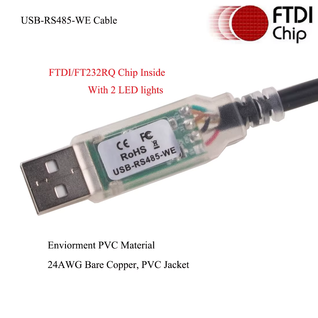 Esquema de colores y pines del cable