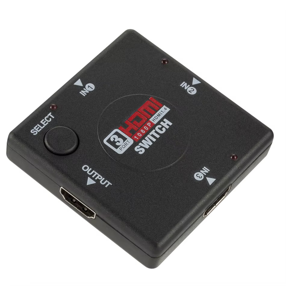 Conmutador HDMI 3 en 1 - conectores