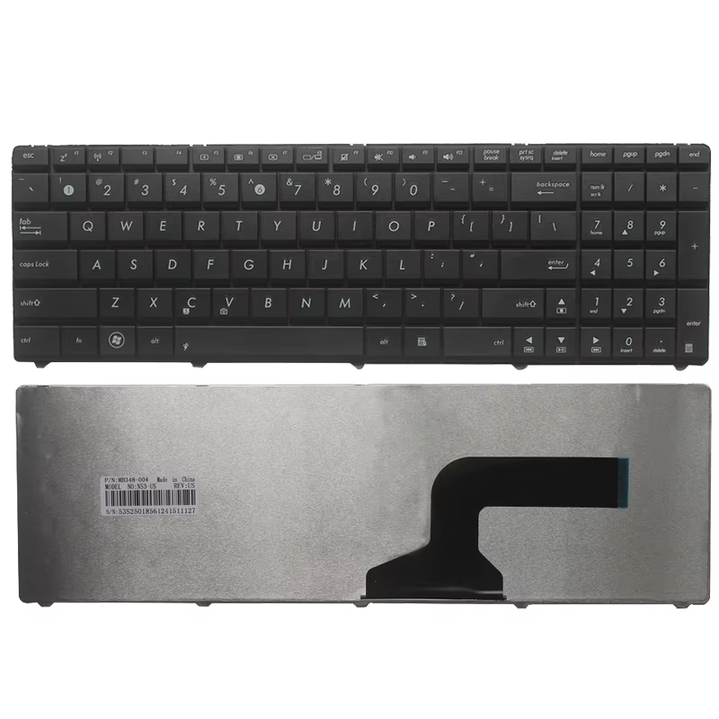 Teclado negro de repuesto para portátil ASUS