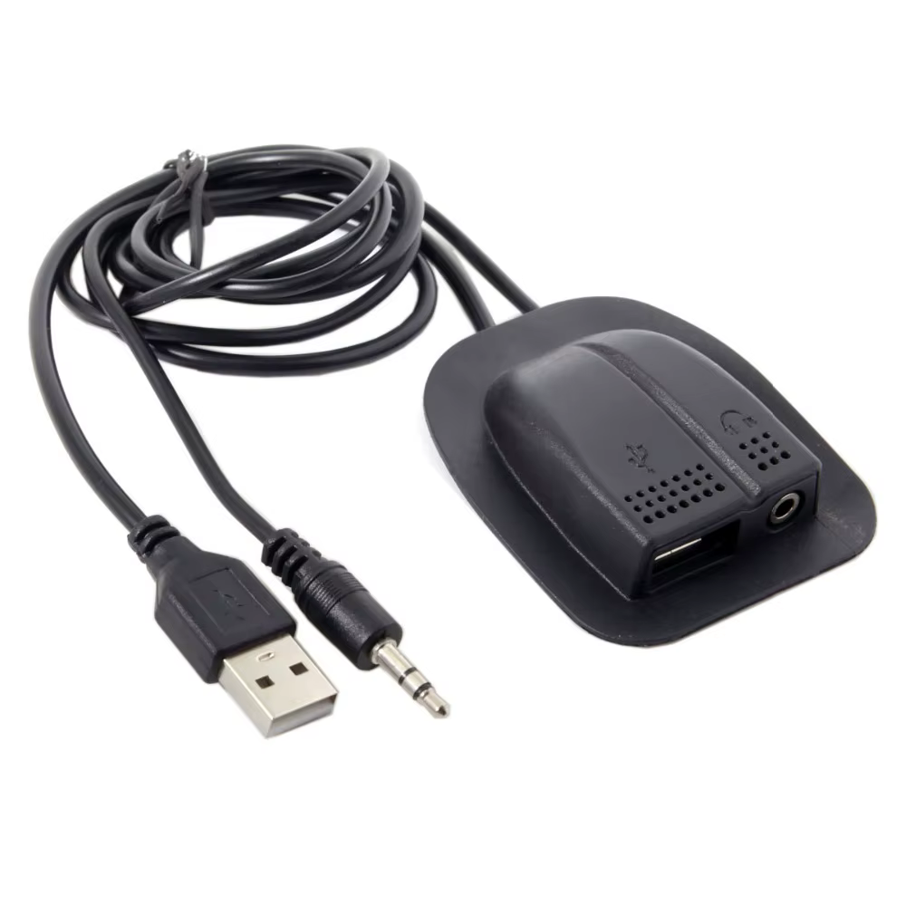 Conectores USB y audio