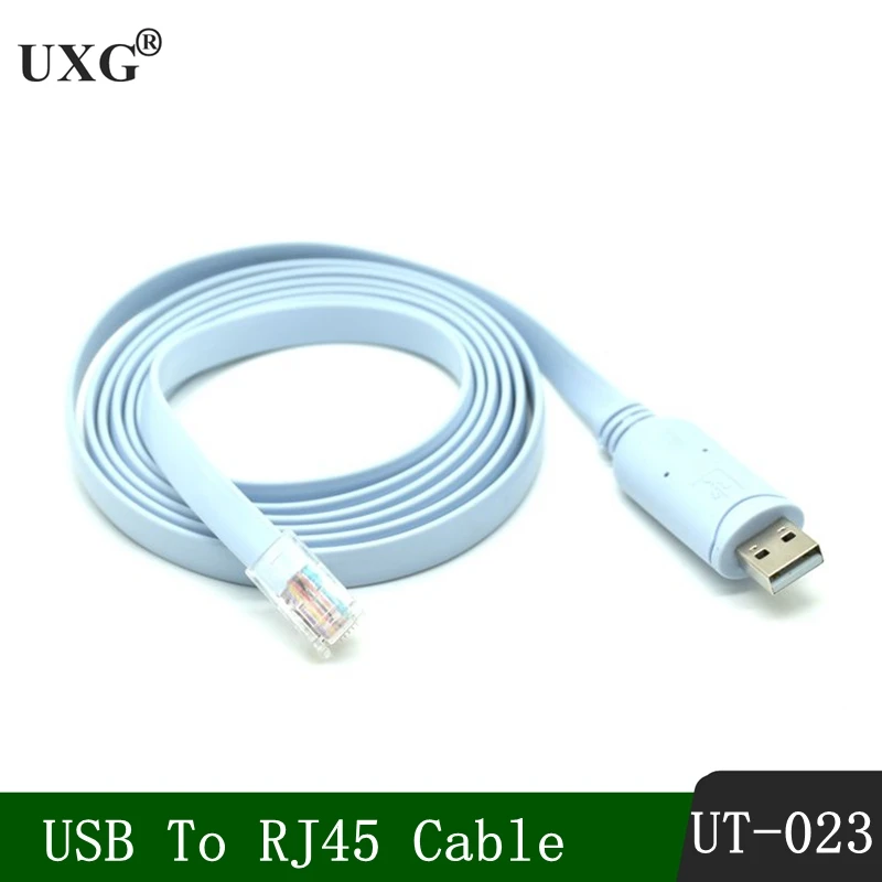 Cable Consola USB RJ45 – Compatible Cisco Huawei HP Fortinet - imagen 3