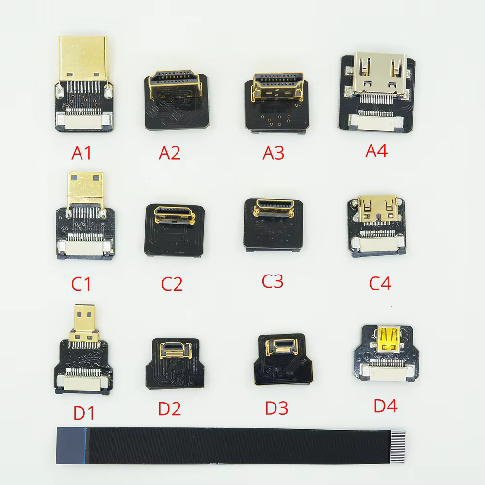 Cable Micro HDMI a Mini FPC Flexible 90° para FPV - imagen 3