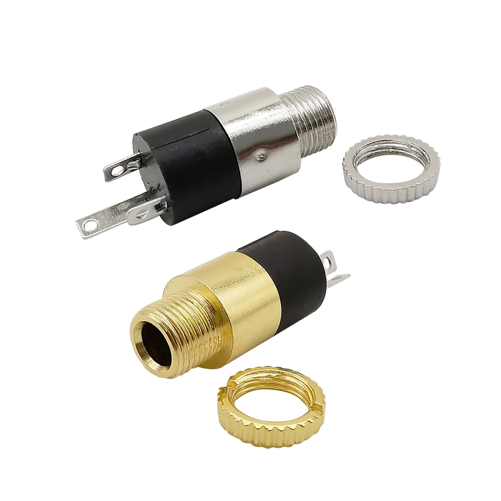 Conector Jack Hembra 3,5 mm PJ-392 con Rosca para Auriculares - imagen 3