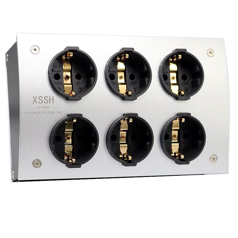 Adaptador Cable Audio Hifi Shuko Europeo 16A