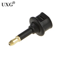 Adaptador Toslink a 3.5mm Óptico Digital SPDIF Audio Hi-Fi VR Mac TV