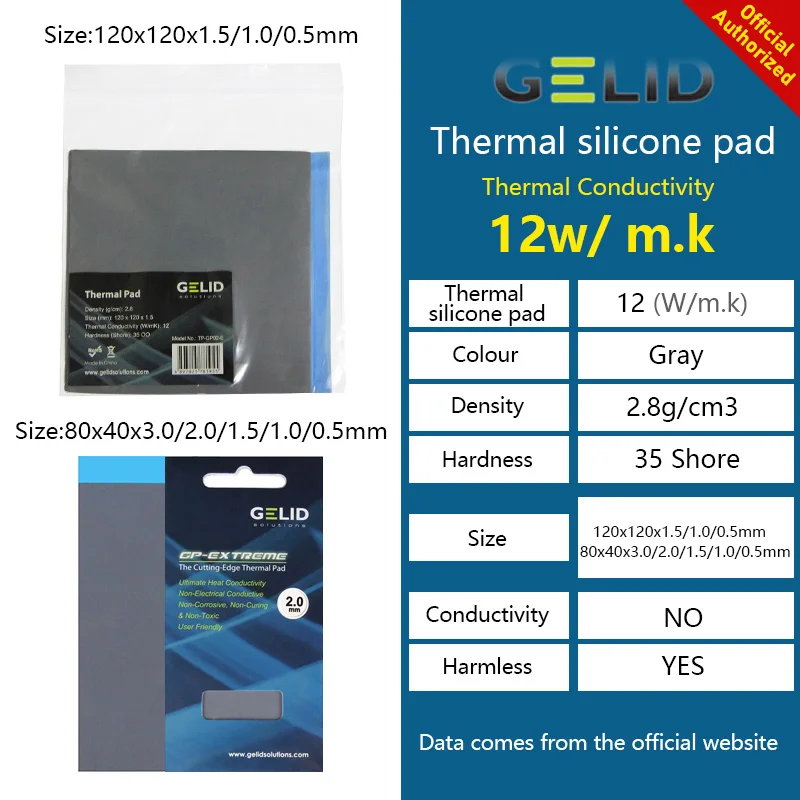 Almohadilla térmica GELID GP-EXTREME CPU/GPU Alta Disipación Gel - imagen 3