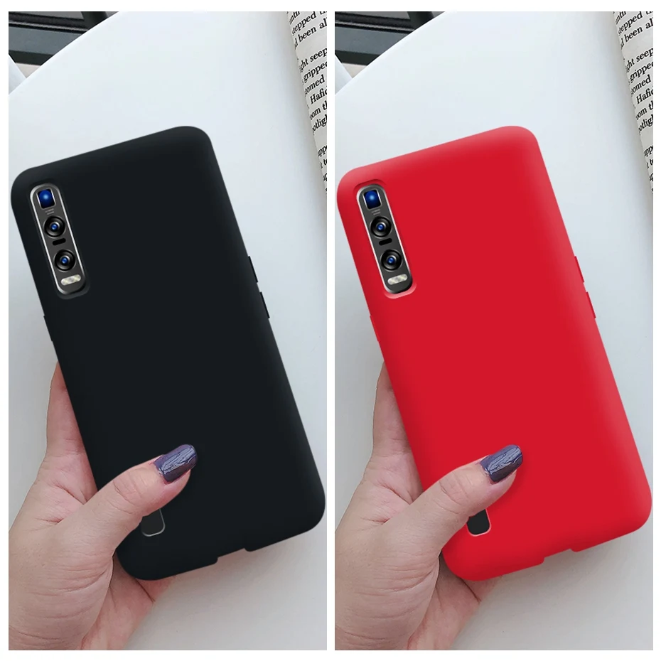 Funda Silicona OPPO Find X2 Pro – Caramelo Mate Antigolpes - imagen 3