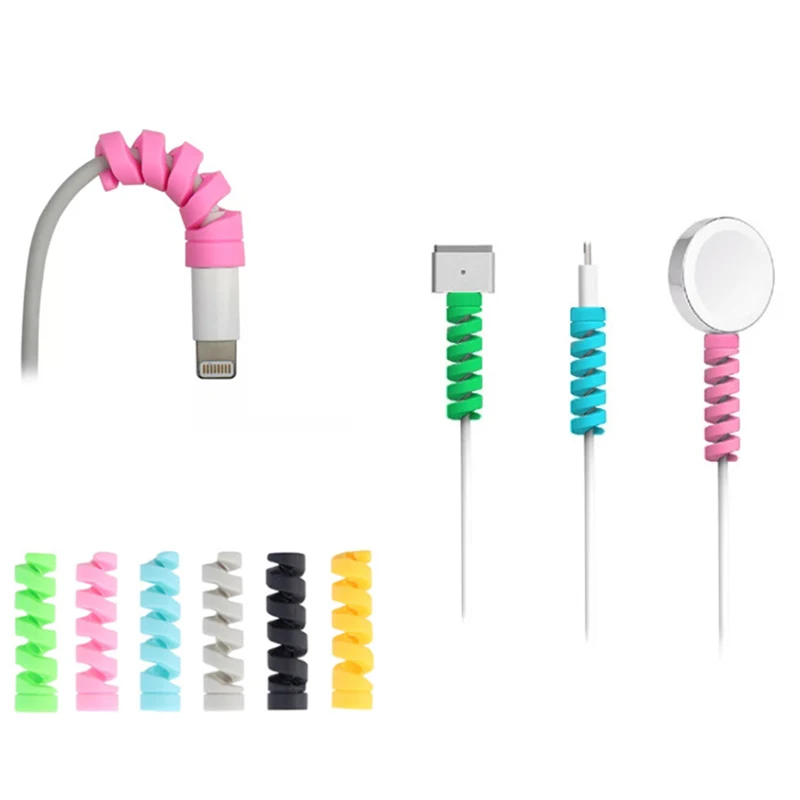 Cable protegido enrollado