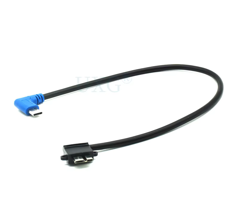 Detalle del conector en ángulo