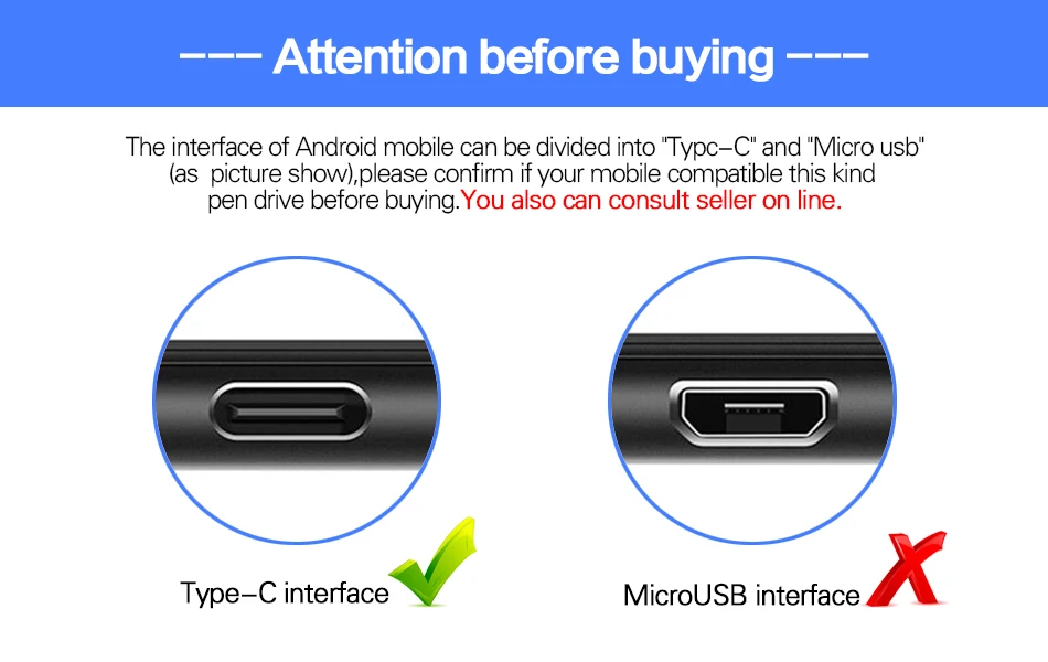 Pendrive USB WANSENDA con doble conector