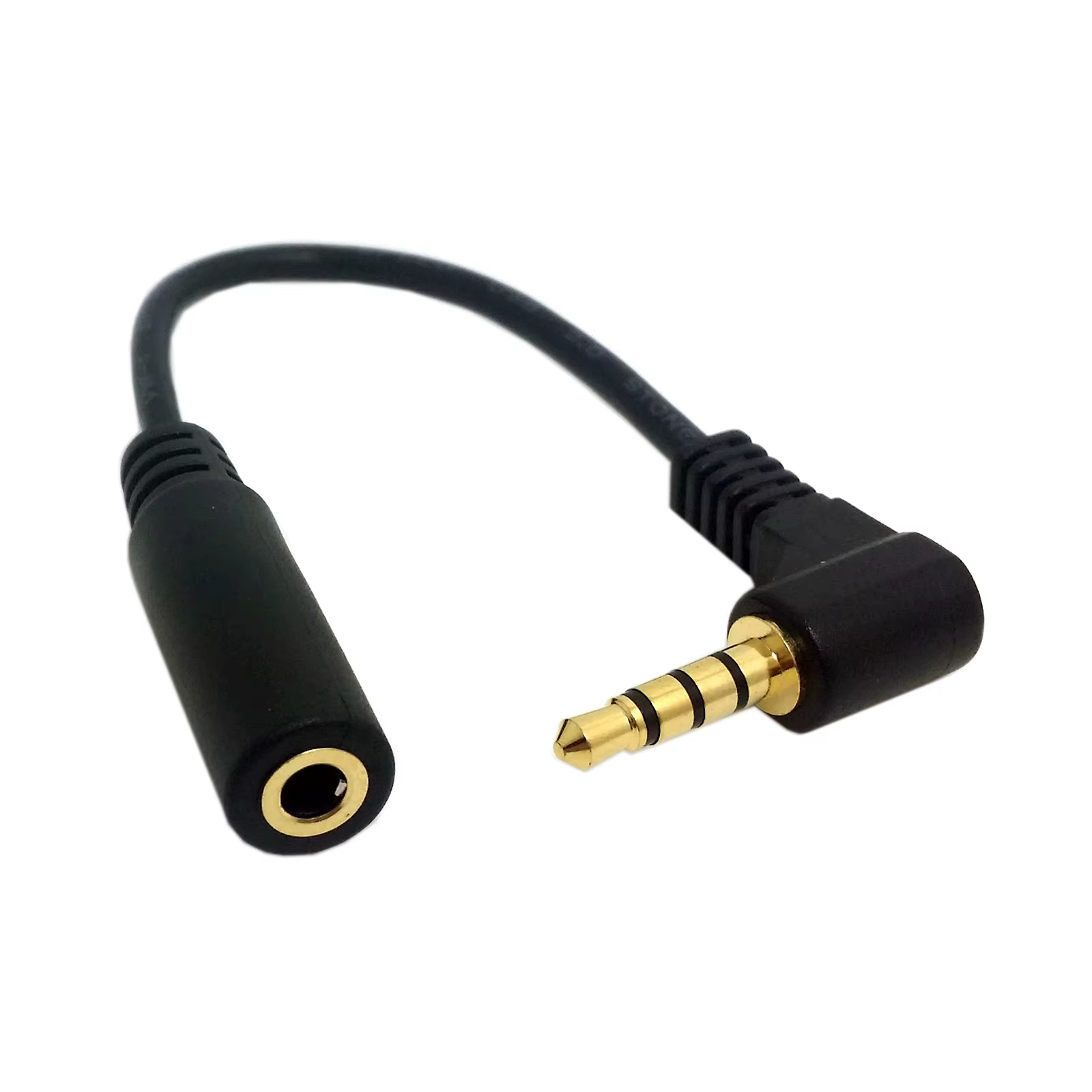 Adaptador en uso con auriculares y PC
