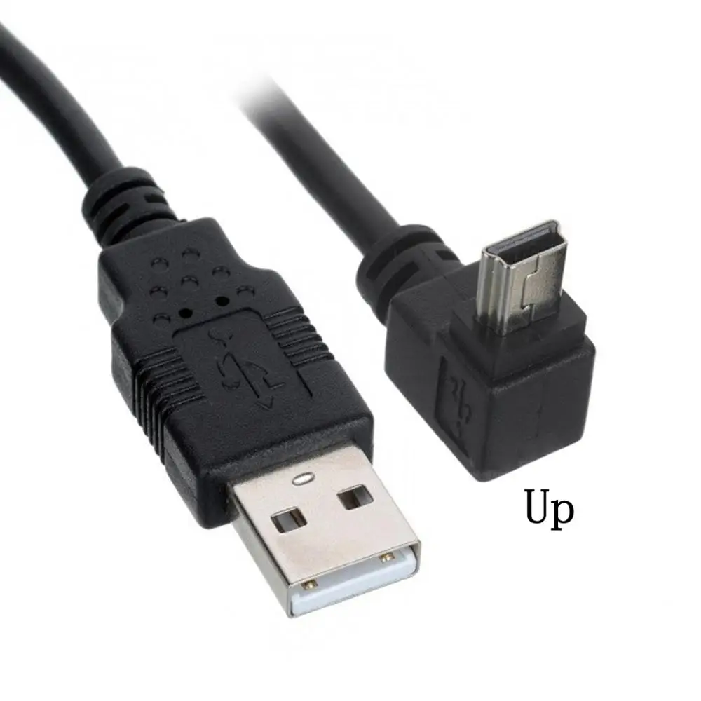 Cable USB A Mini B angular – Carga y sincronización - imagen 5