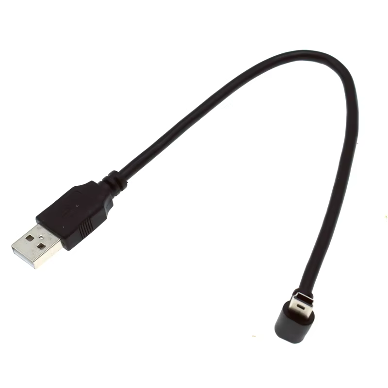 Cable Datos USB 2.0 Mini USB Tipo B 5 Pines 90º - imagen 3