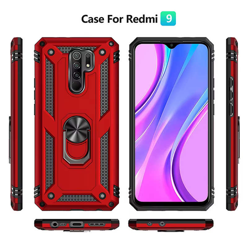 Detalle del material TPU y policarbonato de la funda