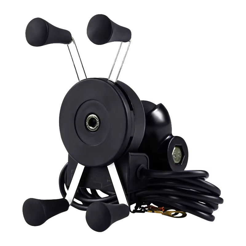 Soporte universal para móvil de motocicleta con brazo articulado