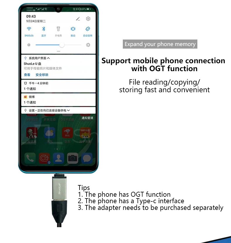 Vista lateral de la carcasa con diseño compacto