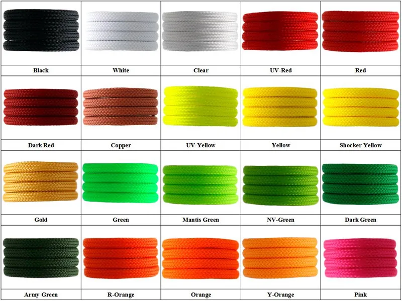 Variedad de colores PET
