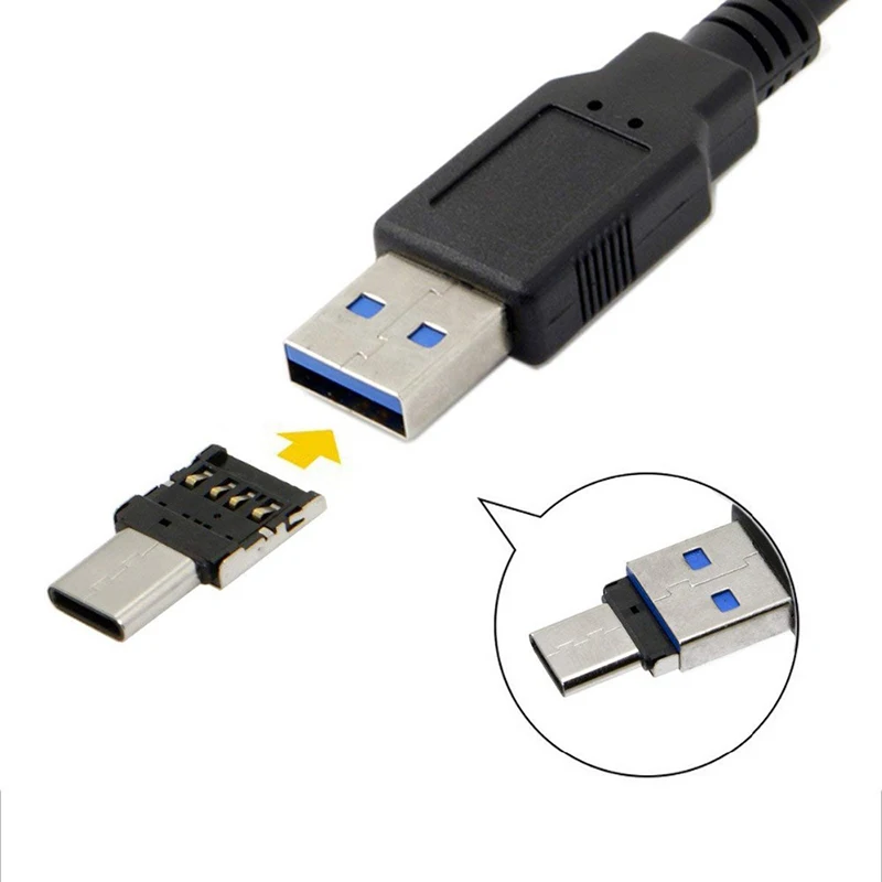 Adaptador conectado a un móvil Android mostrando transferencia de archivos
