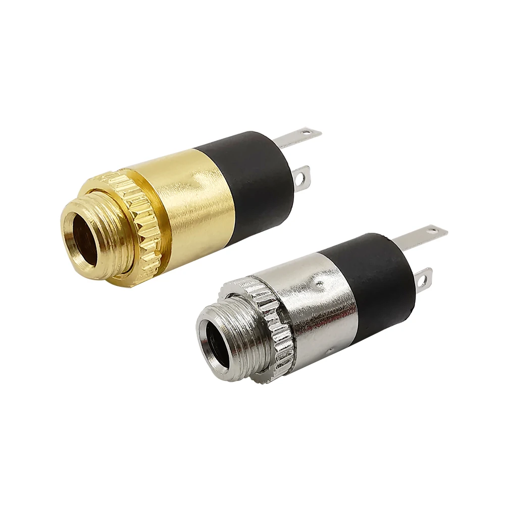 Conector Jack Hembra 3,5 mm PJ-392 con Rosca para Auriculares - imagen 2