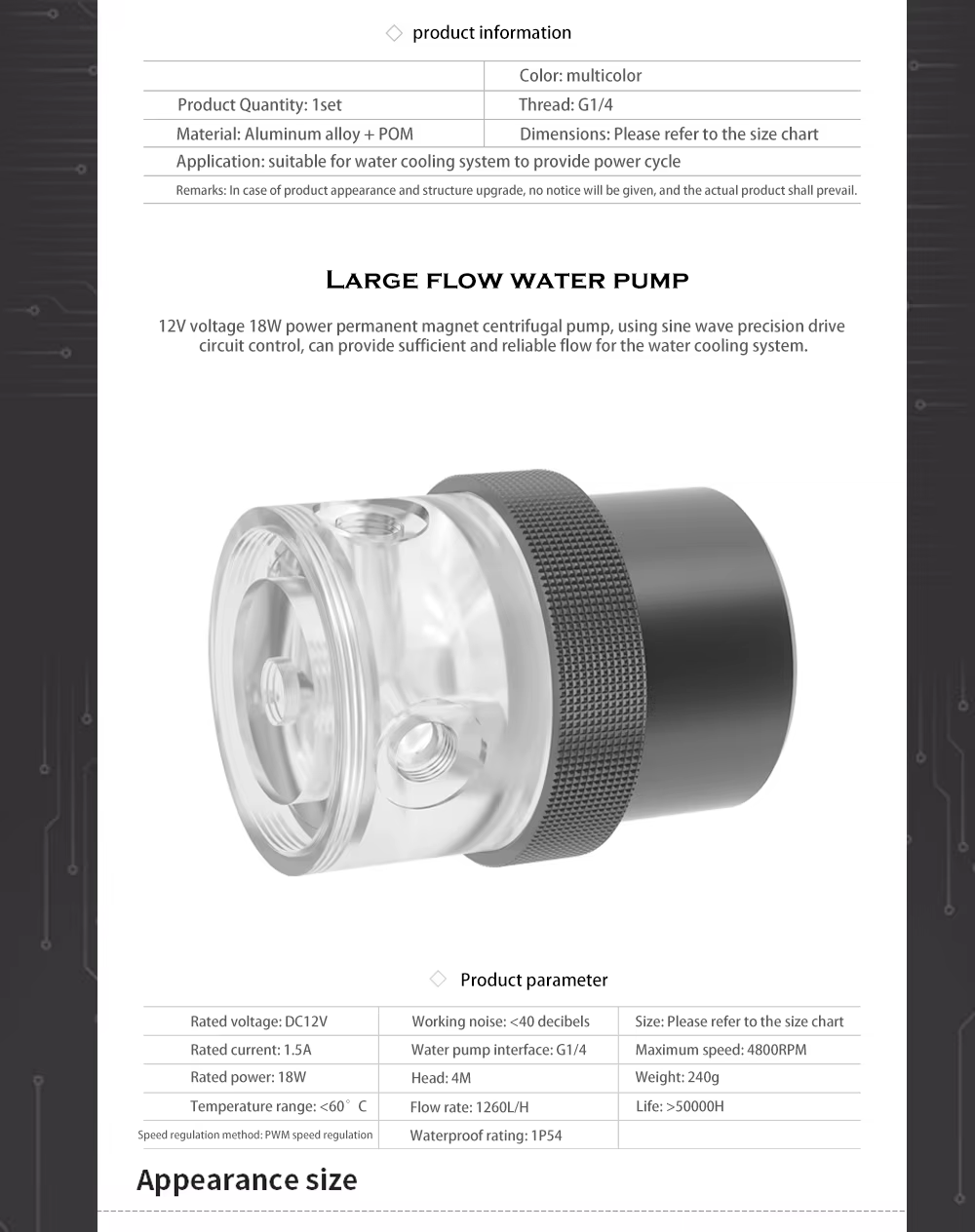 Detalle de la carcasa de aluminio