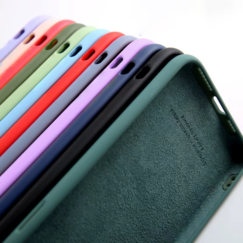 Funda de silicona líquida para OPPO Reno 10 Pro 5G en color azul