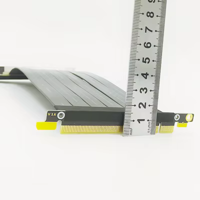 Detalle del conector macho del cable extensor