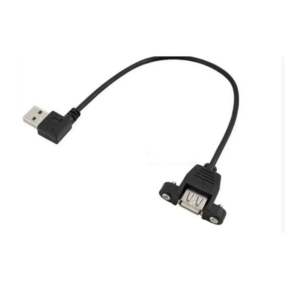 Extensor USB Hembra 30 cm – Cable Ángulo 90° para Montaje - imagen 5