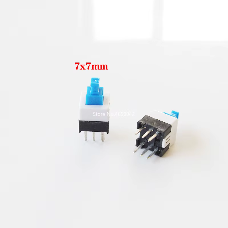 Comparativa de tamaños de microinterruptores