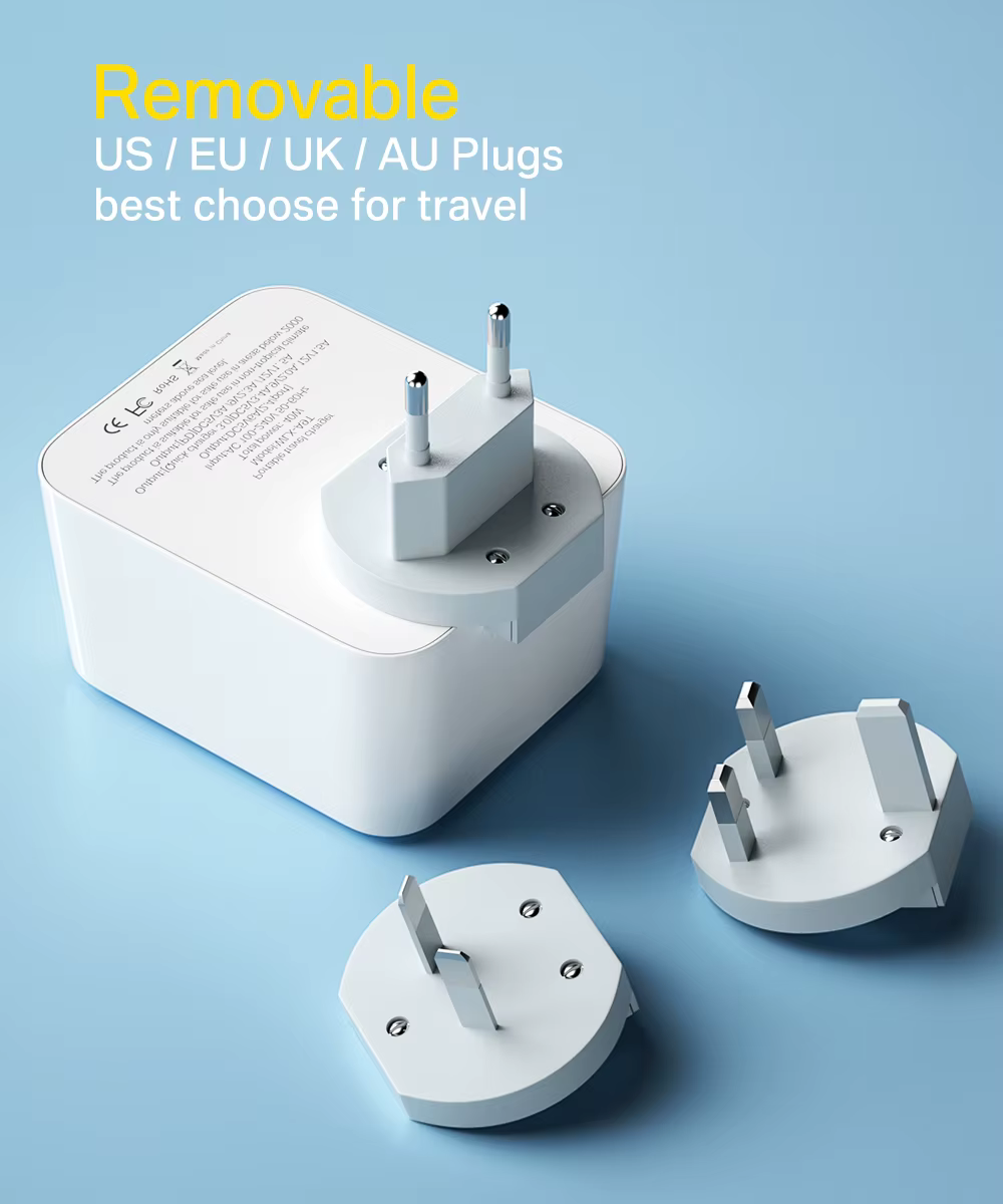 Adaptadores de viaje EU/UK/AU/US