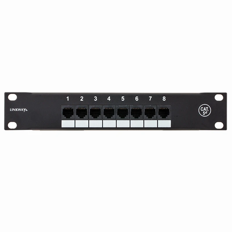 Linkwylan Panel CAT5e/CAT6 8 puertos 1U para bastidor 10 pulgadas - imagen 4