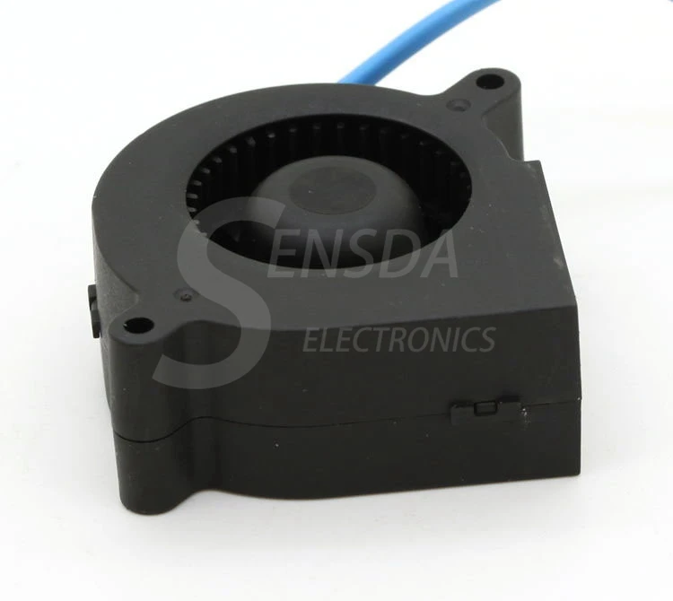 Ventilador instalado en configuración de prueba