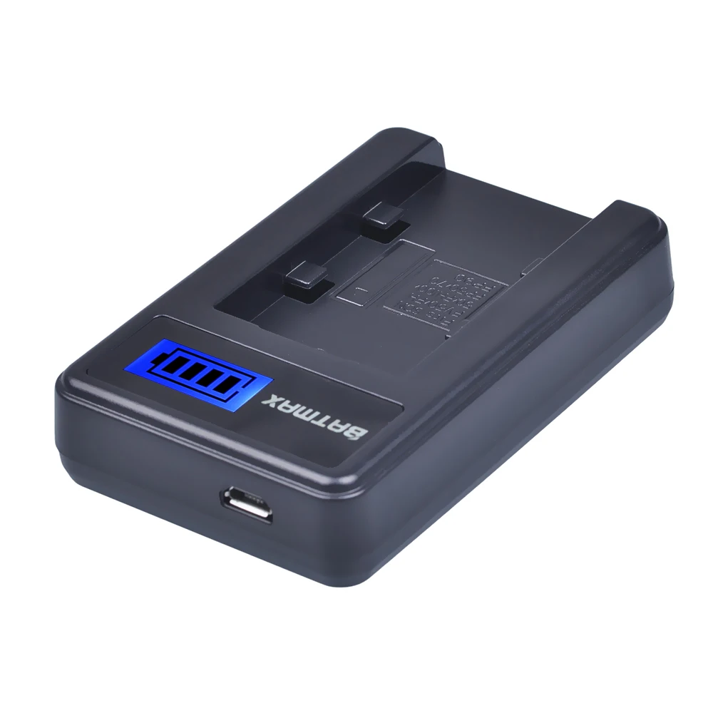 Batmax Cargador Batería Sony NP-FV50 USB LCD NP-FV30 V70 V100 FH50 - imagen 4